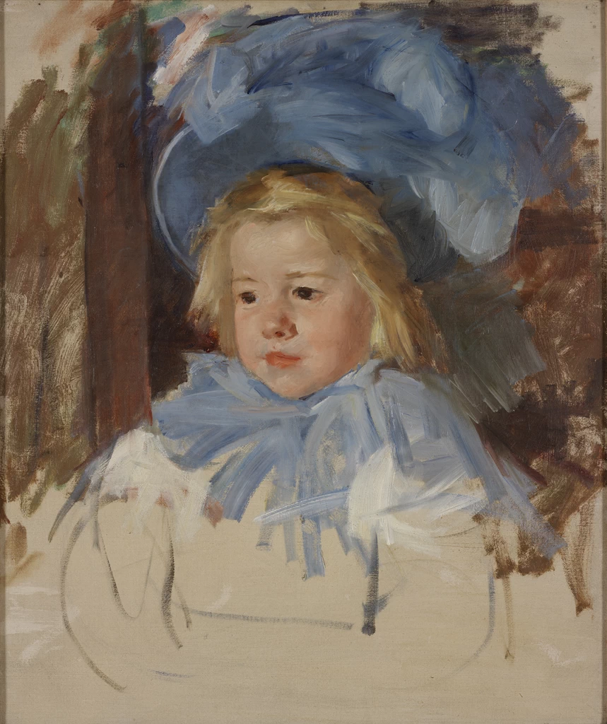 Mary Cassatt - 213, Simone con il cappello blu, Rhode Island School of Design Museum